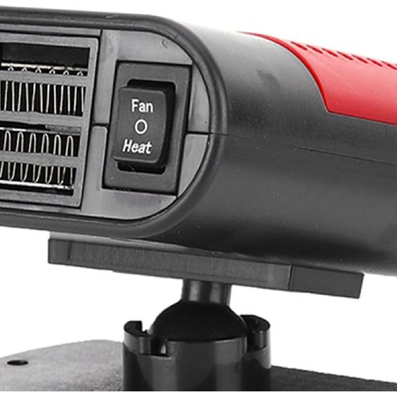 Car Heater 24V Auto Portable Cooling Heating Fan Air Purify Winter Windshield Defogger Defroster Demister with Mat