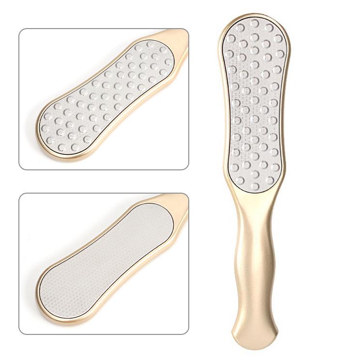 Stainless Steel Foot File & Scrubber: Dead Skin Remover, Corn Remover, Skin Grinding, Foot Care Washing Brush