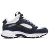 Skechers Stamina Mid-Top Dad Shoes Men Sneakers Blue White 237244-NVW