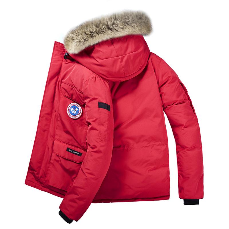 2025 winter new cotton-padded clothes, thickened, fattened and enlarged, loose and thick warm trend hooded cotton clothes