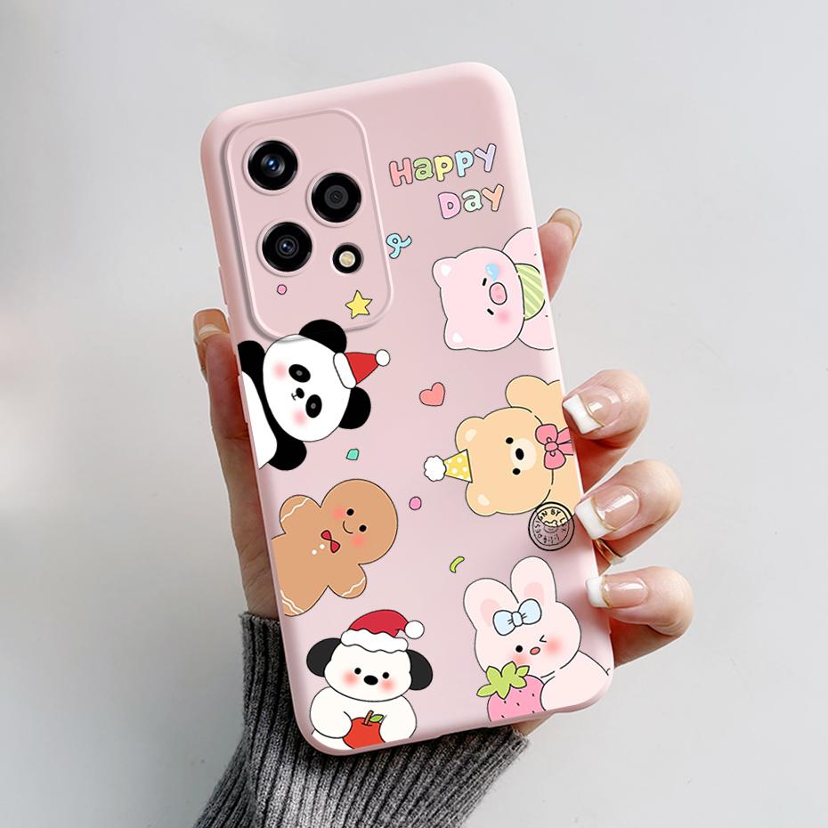 For Honor 200 Lite Case Stylish Painted Silicone TPU Phone Back Cover for Honor 200 Lite 5G Soft Case Honor200Lite 200Lite Funda