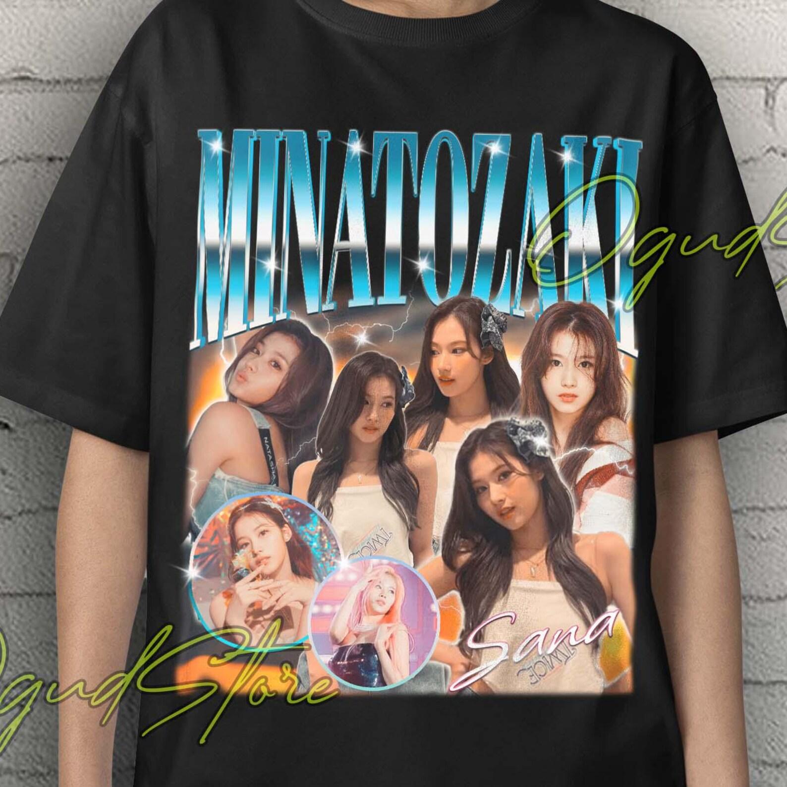 Minatozaki Sana, Sana Shirt, Sana Twice Tshirt, Sana Fan Gift, Retro Sana Vintage Gift, Sana Korean Singer, Sana Idol Gift, Kpop Sana Tees 4XL