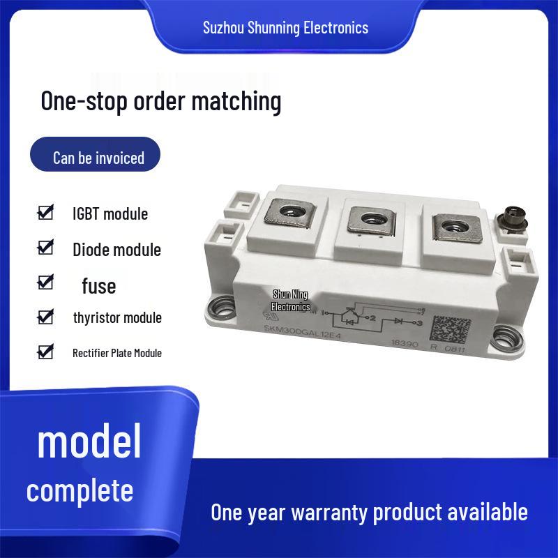 SKM300GAL12T4V SKM300GAL12TE4 Thyristor IGBT Module - New, Original, In Stock