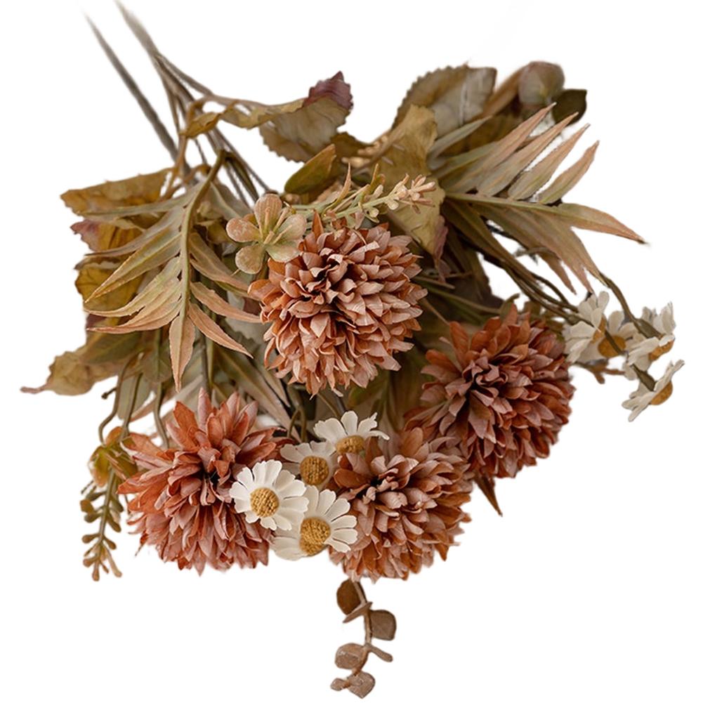 Artificial Chrysanthemum Arrangement 31cm Multi-Color Cloth Fabric Fake Flowers For Wedding Decoration And Home Decor