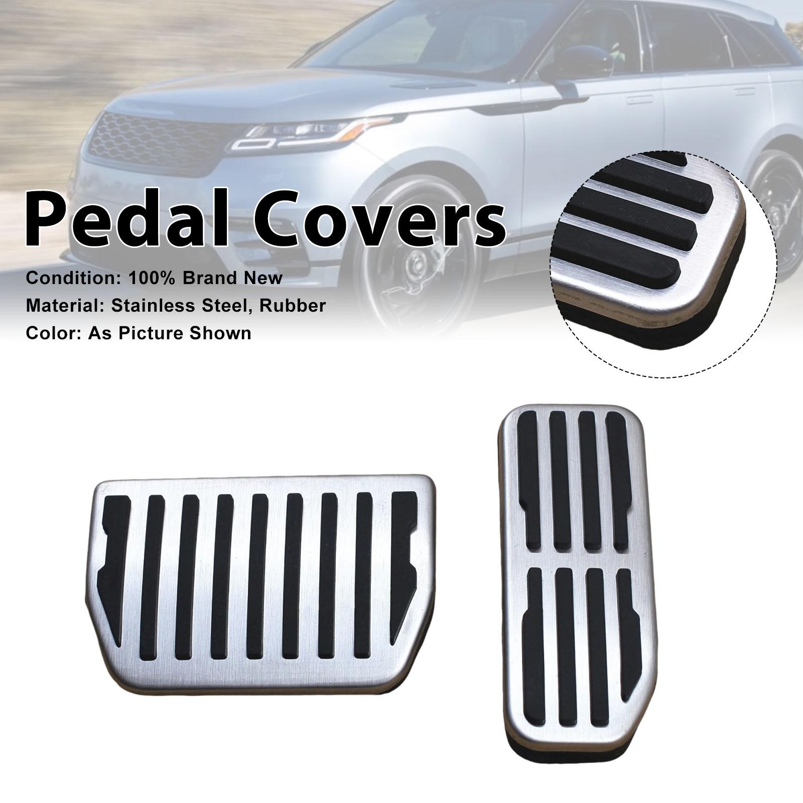 Pedal Set Pedals Pedal Caps For Jaguar F-Pace XE XF 2016-2024 Automatic