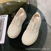 Daily commuting lazy canvas shoes for women's spring autumn new flat bottomed casual simple versatile breathable board shoes