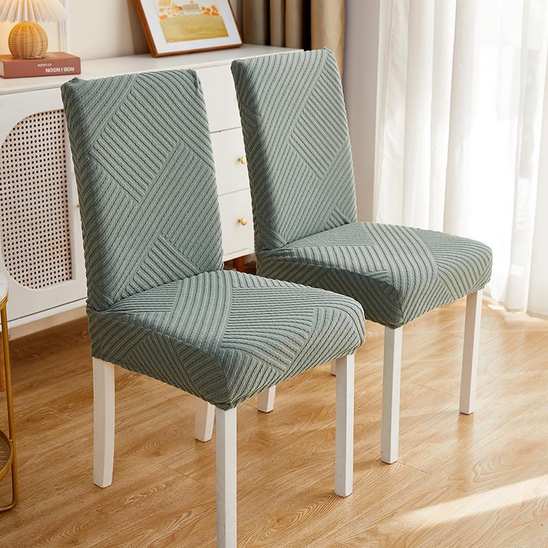 

Чехлы для стульев в столовой с ремнем безопасности, эластичный чехол для стула Parsons, моющийся чехол для кухонного обеденного стула, съемная защита сиденья W38-46cmXH45-60cm-2pcs