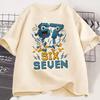 Unisex Women Fashion Gaming Meme T-Shirt Y2k Casual Tees Tops for Boys Girls Funny Six Seven 67 Brainrot Print Short Sleeve T Shirt