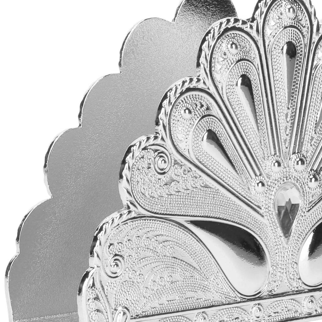 Napkin Holder Classical Metal Peacock Embossed European   Table Tissue Holder Tabletop Freestanding Tissue Dispenser