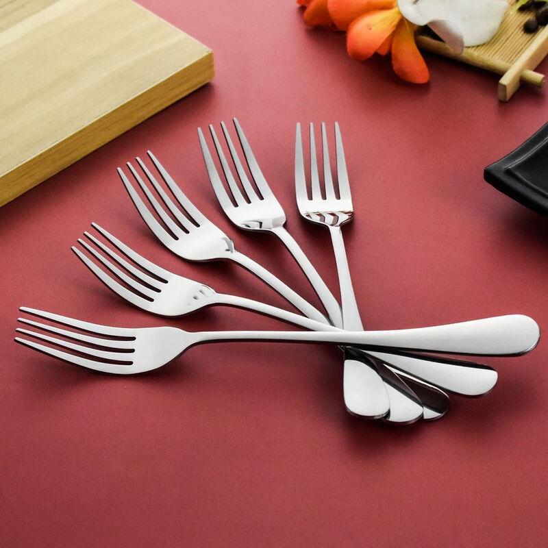 Ruhan Thickened Stainless Steel Dinner Fork Set
