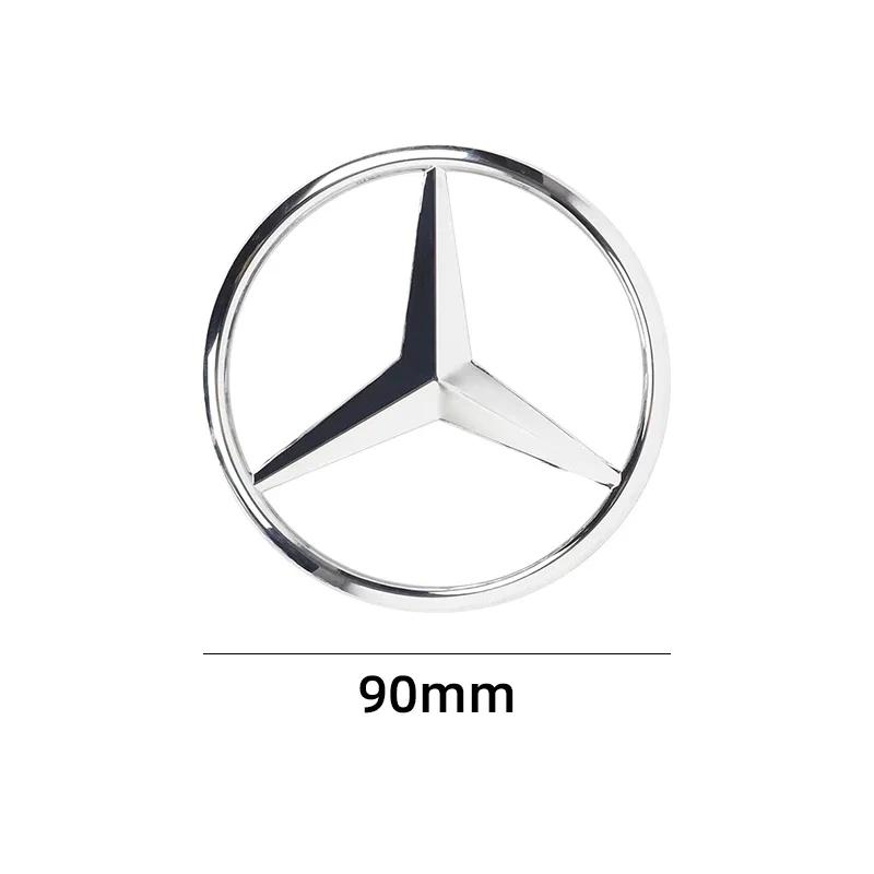 AABIC1 9cm ABS Car Rear Decal Trunk Emblem Sticker Mercedes Benz Amg S320 W164 W203 W204 W168 C180 E320 A200 CLA CLK CLS ML1