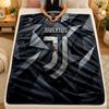 Flannel BlanketJuventus FC Warm Soft Throw Blanket for Indoor Sofa Bed Living Room Use