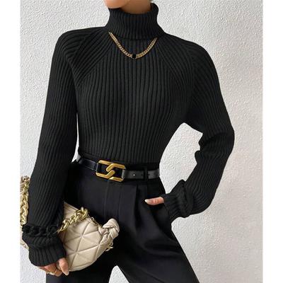 Women Fall Turtleneck Sweater Knitted Soft Pullovers Jumpers Basic Soft Sweaters For Women Autumn Winter