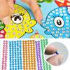 5/10/20pcs/Lot DIY Diamond Stickers Handmade Crystal Paste Painting Mosaic Puzzle Toys Random Color Kids Stickers Gift Children