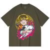 230 Gsm 100% Cotton Chainsaw Man V4 Denji x Pochita Print Unisex Heavy Cotton T Shirt