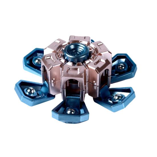 Fidget Spinner Toy Stress Anxiety Relief Teens Adults Extendable Armor Fingertip Gyroscope Portable Travel Sensory Spinning Toy