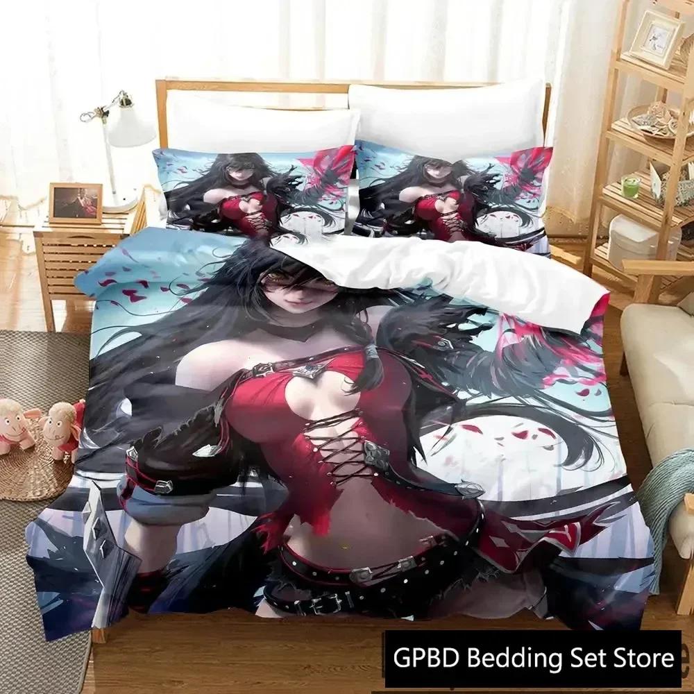Bettdecke 3D-Druck Tales Of Berseria Bettwäsche-Set Schlafzimmer Weich Modern S Bequem Kinder Und