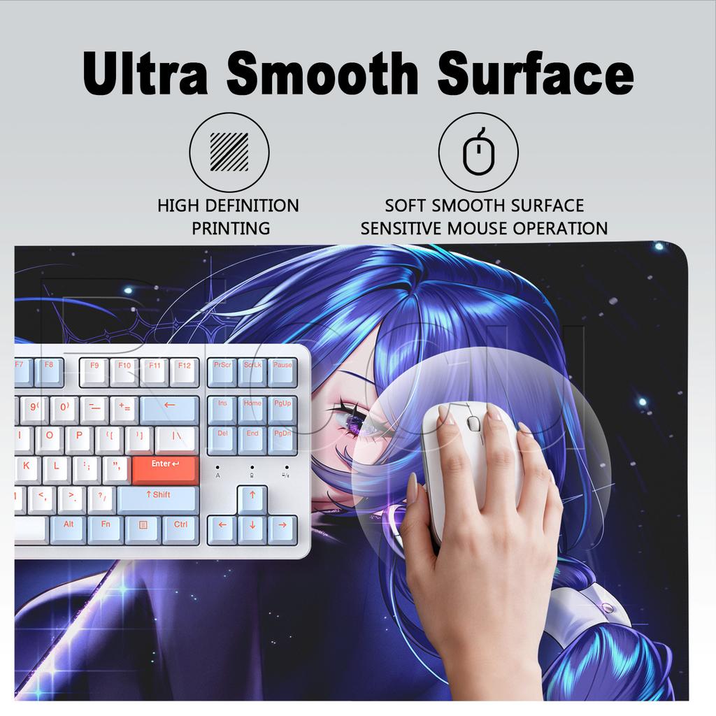 HD print XXL Mouse Pad Zenless Zone Zero ZZZ Promeia PC Accessories kawaii Anime Girl Office Mousepad Keyboard Carpet Desk Mat
