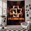 Arazzo da parete Rammstein Decorazione per la casa Tessuto da appendere a parete per camera da letto Soggiorno Sfondo
