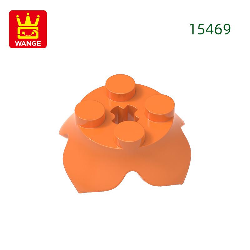 Non-Toxic 87Pcs/Lot 15469Flower Base With 4 Holes Building Blocks Moc Accessories Compatible With Assembles Bricks Children Toys Gi