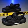 Sandals men wear in summer, teenagers thick-soled anti-skid sports, wading anti-skid driving to work, beach sandals