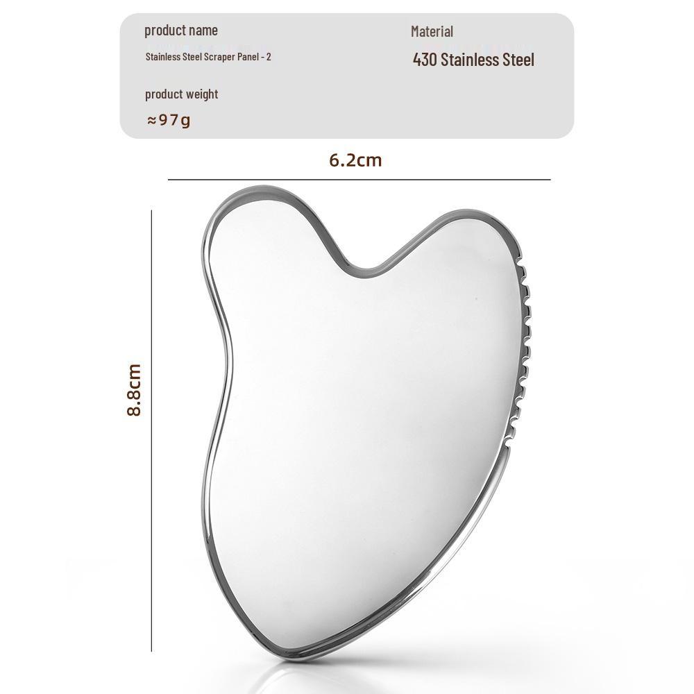 Stainless Steel Facial Beauty Massage and Eye Scraper for Full-Body Relaxation and Meridian Dredging