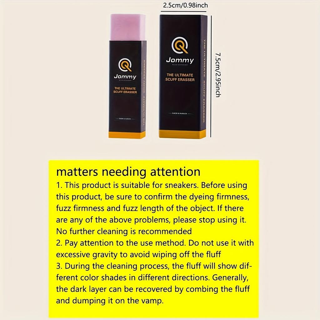 4pcs-Pack Sneakers Canvas Cleaning Shoes Shine, Cowhide Suede Shine. Leather Shoes Boots Stains Discoloration Shoe Shine