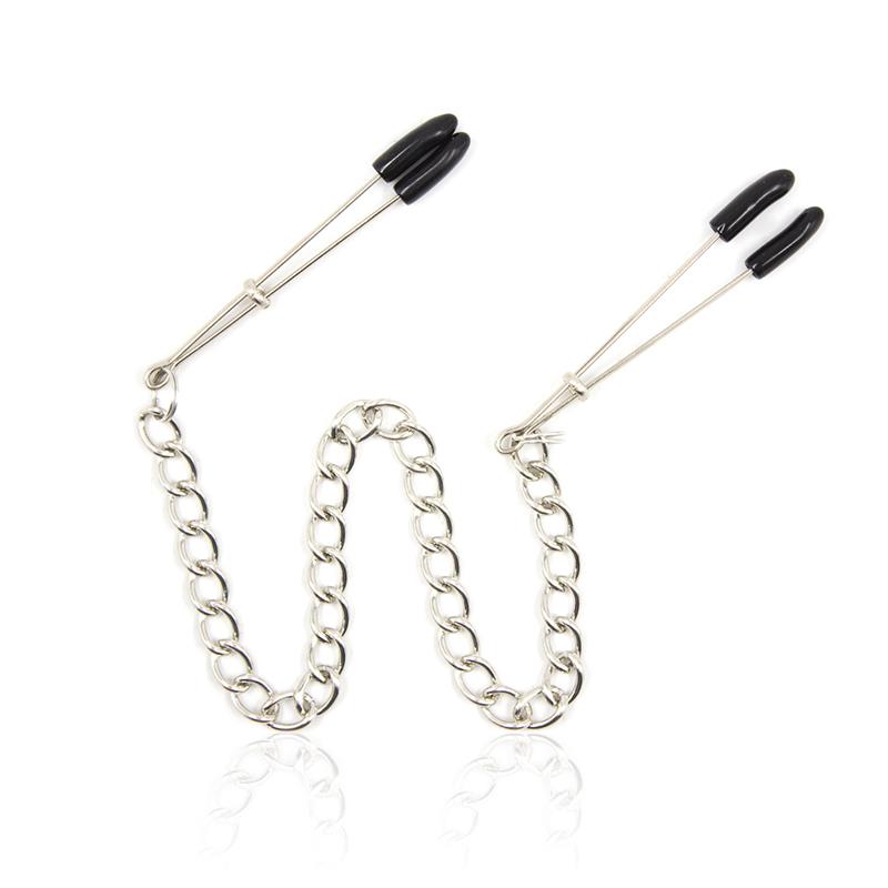 Nipple Clamps with Metal Chain