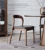 Nordic Household Solid Wood Dining Chair Study Designer Minimalist Back Chair Conference Chair Retro Coffee Chair