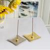 Metal Incense Holder Mini Zen Meditation Holder for Wood Chips Sticks Aromatherapy Stand Incense Burner Home Decor Gift