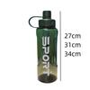Graduated Sports Water Cup 1L/1.35L/2L Fitness Drinking Bottle Fitness Water Bottle  Camping