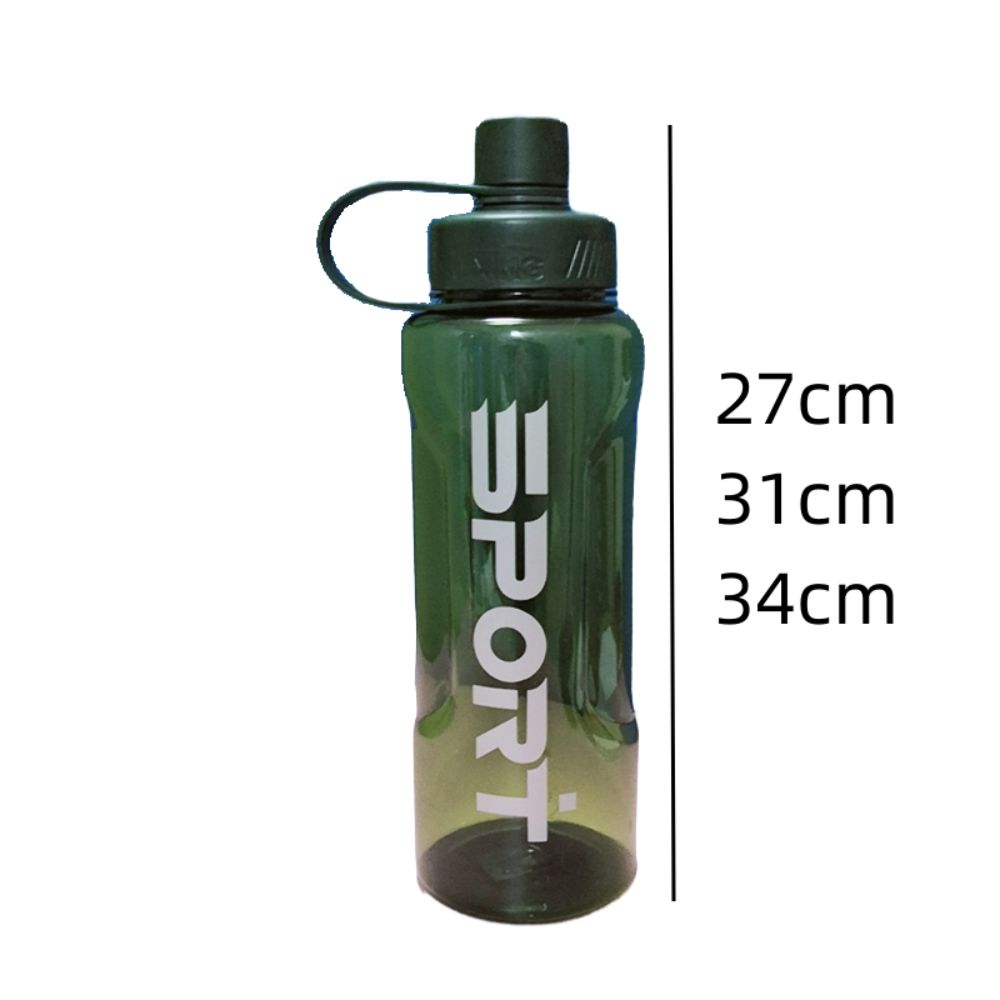 Graduated Sports Water Cup 1L/1.35L/2L Fitness Drinking Bottle Fitness Water Bottle Camping