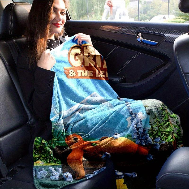 1pc, Grizzly & The Lemmings: Cozy Throw Blanket, Perfect for Home Decor, Couch Cover, Outdoor Use, Gifts, Flannel Blanket, Ideal for Bedroom, Living R
