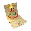 Musical 3D Birthday Cake Greeting Card Stylish 3D Popup Birthday Cake Card With Musical Feature And Light Display