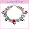Vintage Turquoise Necklace With Geometric Design For Women And Men