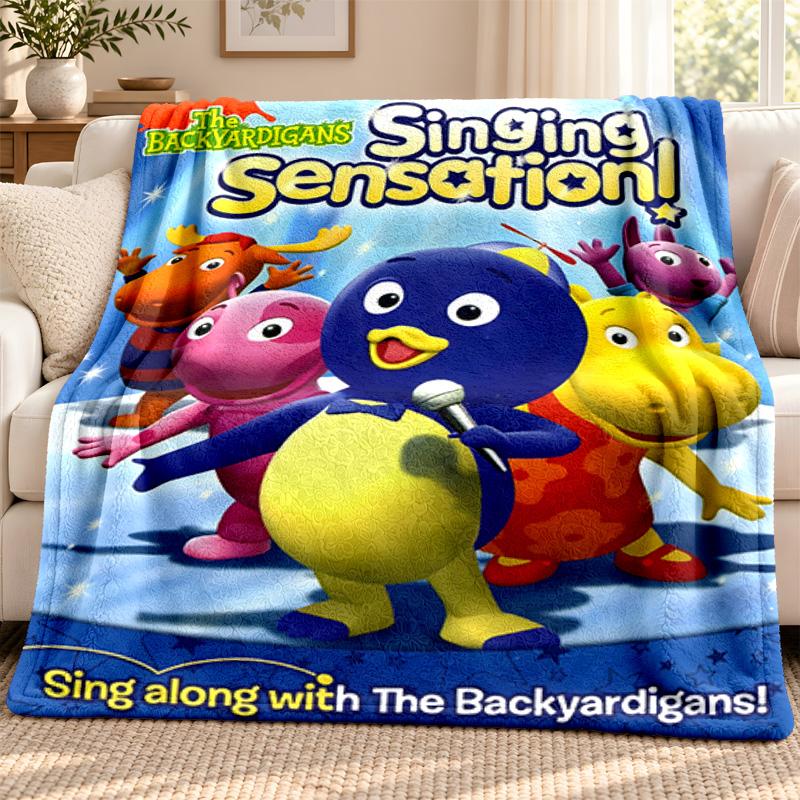 Backyardigans blanket Flannel Blanket Soft Cozy Plush Throw for Sofa Bed Lightweight Home Decoration Outdoor camping