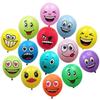 Palloncini Espressione Multicolore da 12": Perfetto per Feste, Mercati Notturni, Compleanni di Studenti e Bambini e Decorazioni di Cartoni Animati.