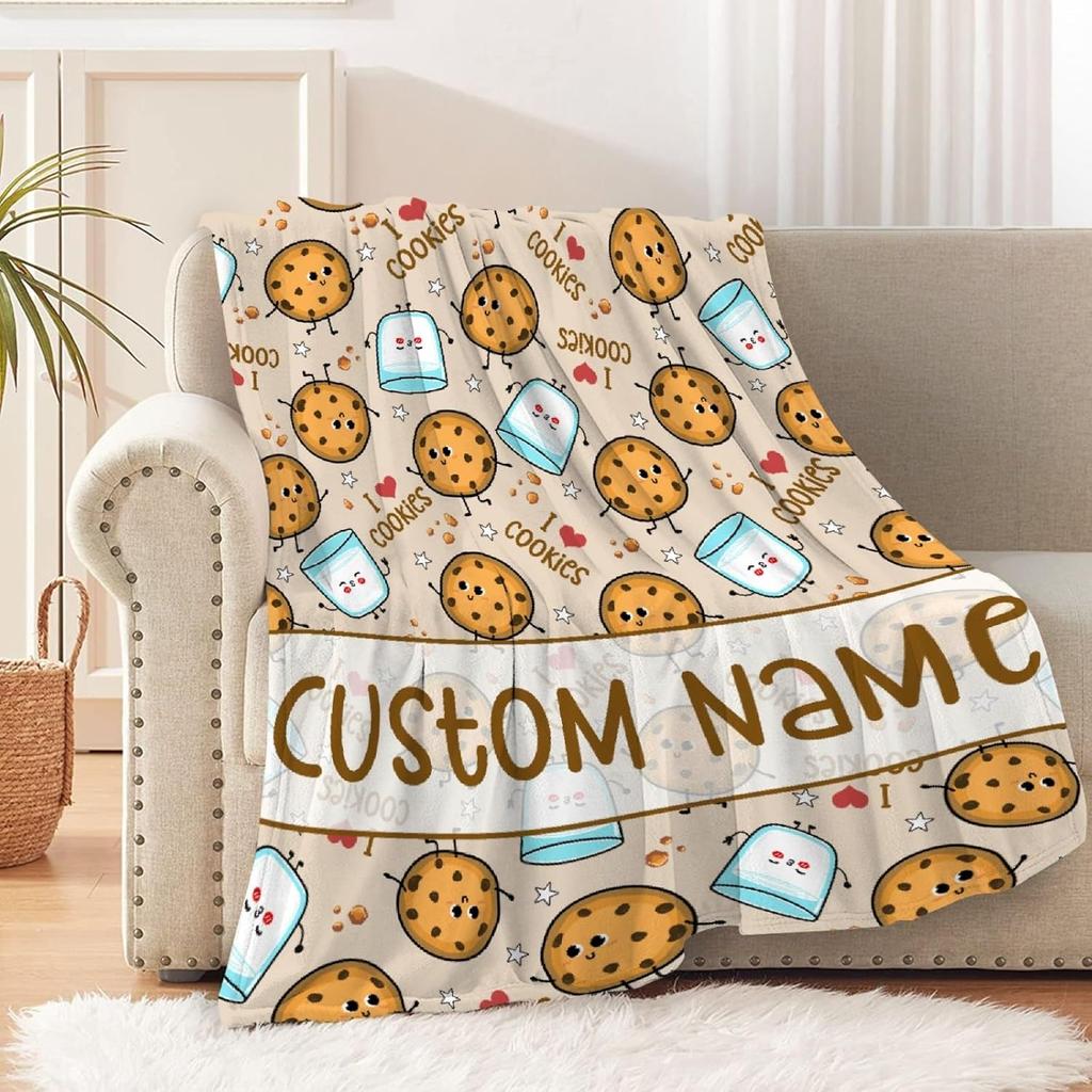 Mac and Cheese Blanket,Cute Mac n Cheese Throw Blanket,Cheese Pasta Flannel Blanket Gift for Toddler Infant Newborn,Fuzzy Warm