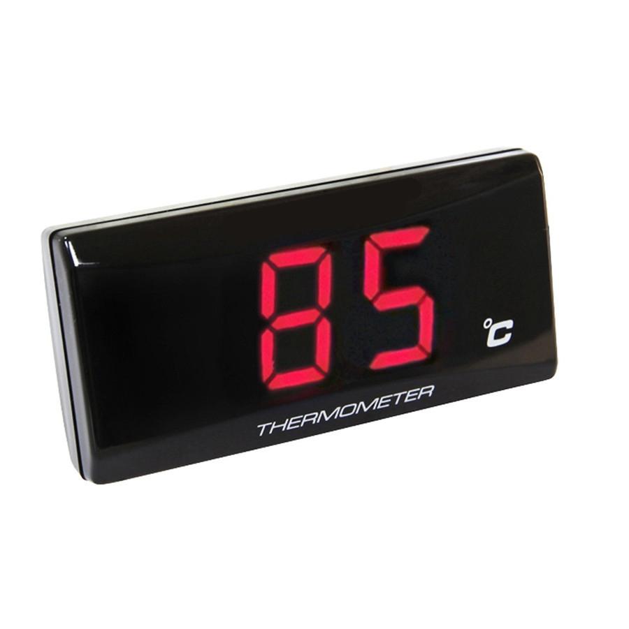 Red LCD Digital Instruments Thermometer Water Temp Temperature Gauge Meter With 16mm Sensor Head Plug For Racing Scooter