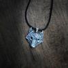 Vintage Jewellery Tibetan Silver Wolf Head Pendant Necklace for Men Amulet Animal Viking Jewelry Collar Hombre Creative Gifts