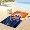Name Custom New York Mets Print Beach Towel, Large Soft Quick Dry Towel for Beach Camping Swimming