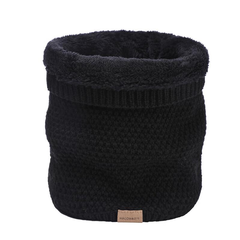 Unisex Winter Fleece-Lined Knitted Neck Gaiter
