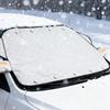3-lagige magnetische Auto-Windschutzscheibenabdeckung Auto-Frontscheiben-Schneeabdeckung Universal Wasserdicht Winter-Windschutzscheibenabdeckungen