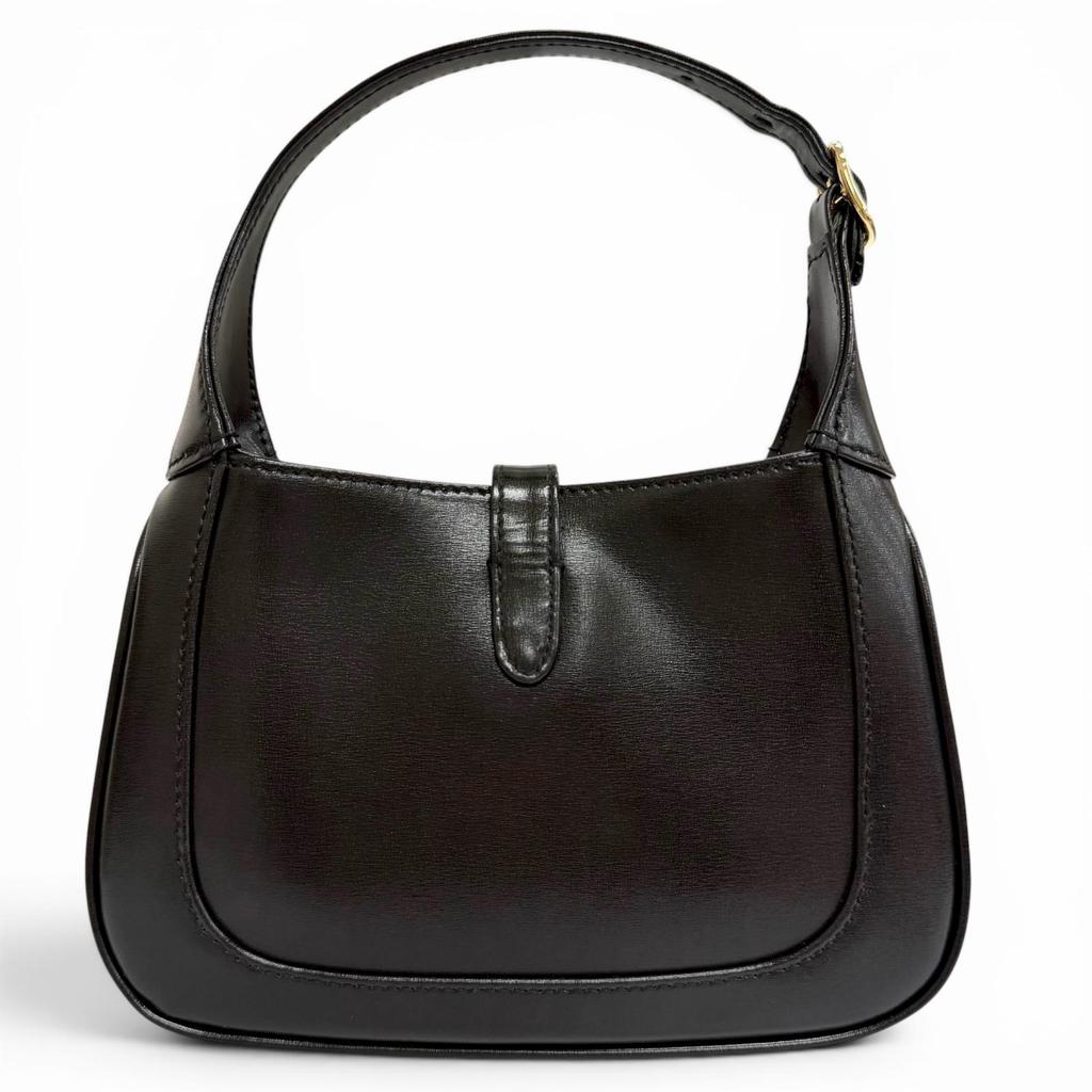 Great GUCCI Shoulder Bag Jackie 1961 Mini Shoulder Bag 2WAY Handbag Black 637091 Used