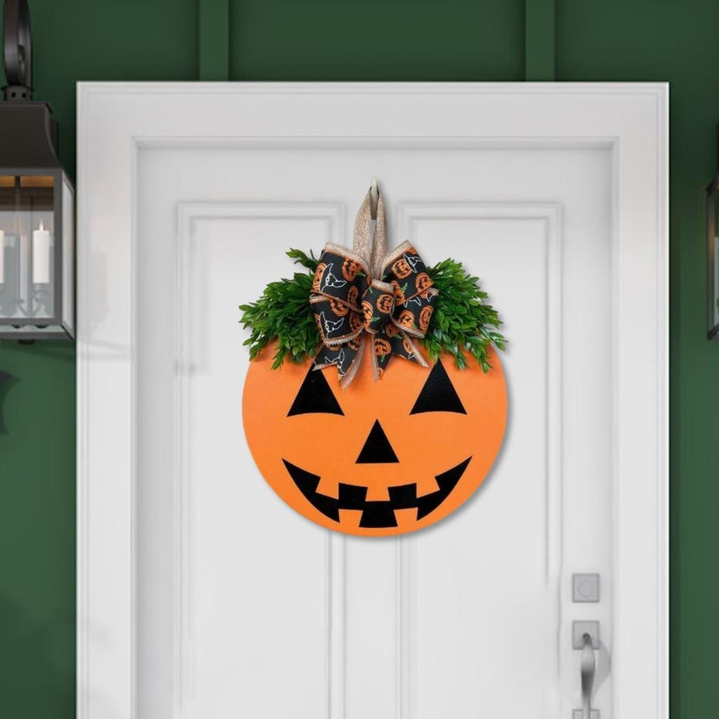 Halloween Front Door Decorations, Halloween Front Door Signs, Pumpkin, Halloween Door Hangings, Pumpkin Faces, Halloween Signs
