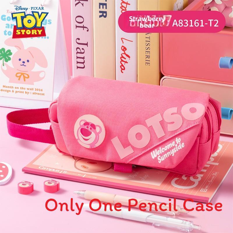 

Lotso Three Layer Pencil Case With Large Capacity For Girls School Supplies роза розовый