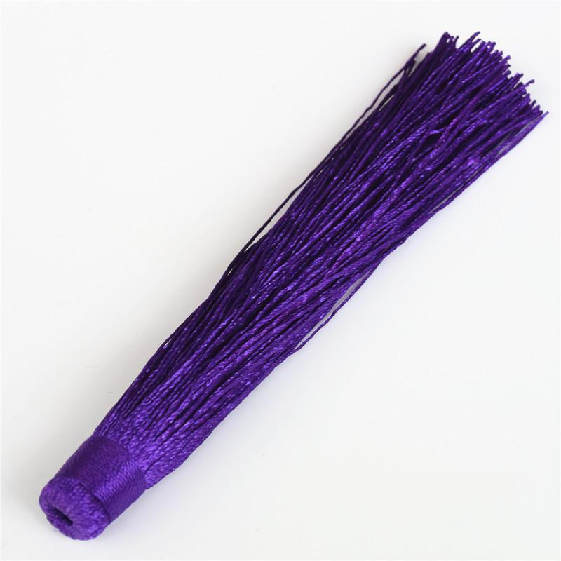 Chińskie Tradycyjne Akcesoria Biżuteryjne, Wiszące Uszy z Chwostem do Samochodu, Chińskie Węzłowe Chwosty, Długość 14Cm i Szerokość 14Mm