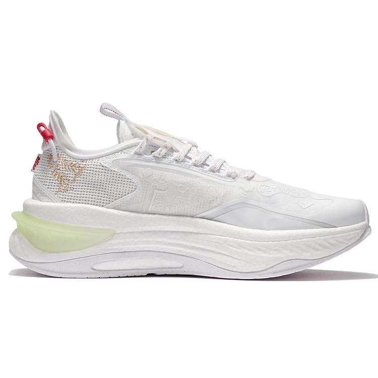 Li Ning Exceed 6 Textile, TPU Cushioning Slip Resistant Abrasion Resistant Low Top Sports Casual Shoes Men's White AGLS079-1