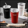 304 Stainless Steel Travel Cup with Anti-Scalding Heat Insulation for Home or Office Use