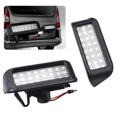 Canbus LED Number License Plate Lights Lamps for Peugeot Expert Partner Rifter Citroen Berlingo Jumpy Fiat Scudo Toyota